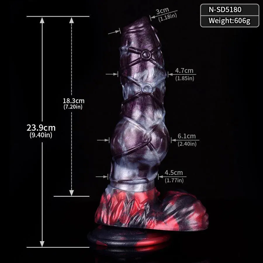 9 Inches Suction Cup Dog Dildo