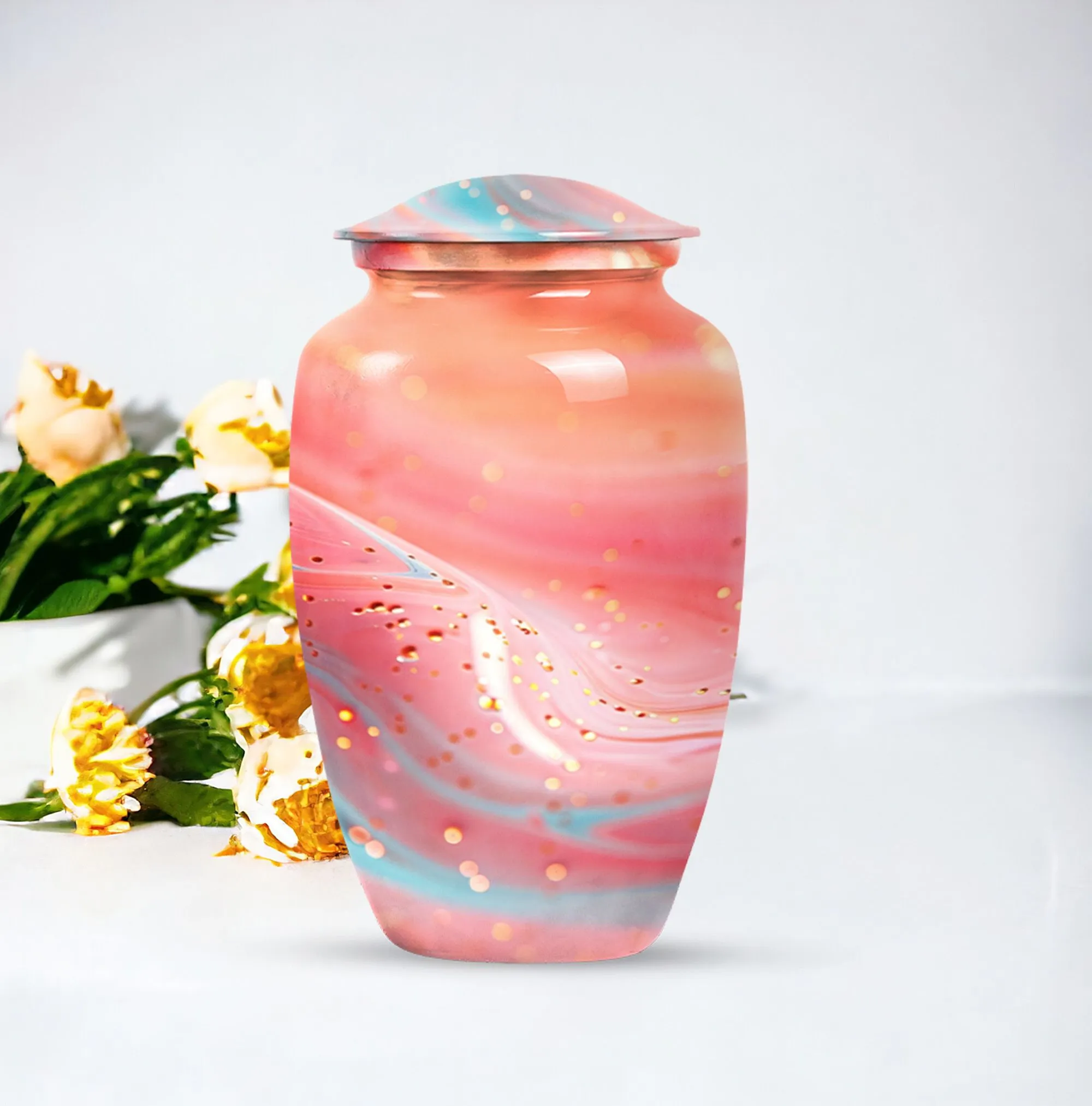Abstract Cremation Urn - Exquisite Memorial Cremation Option