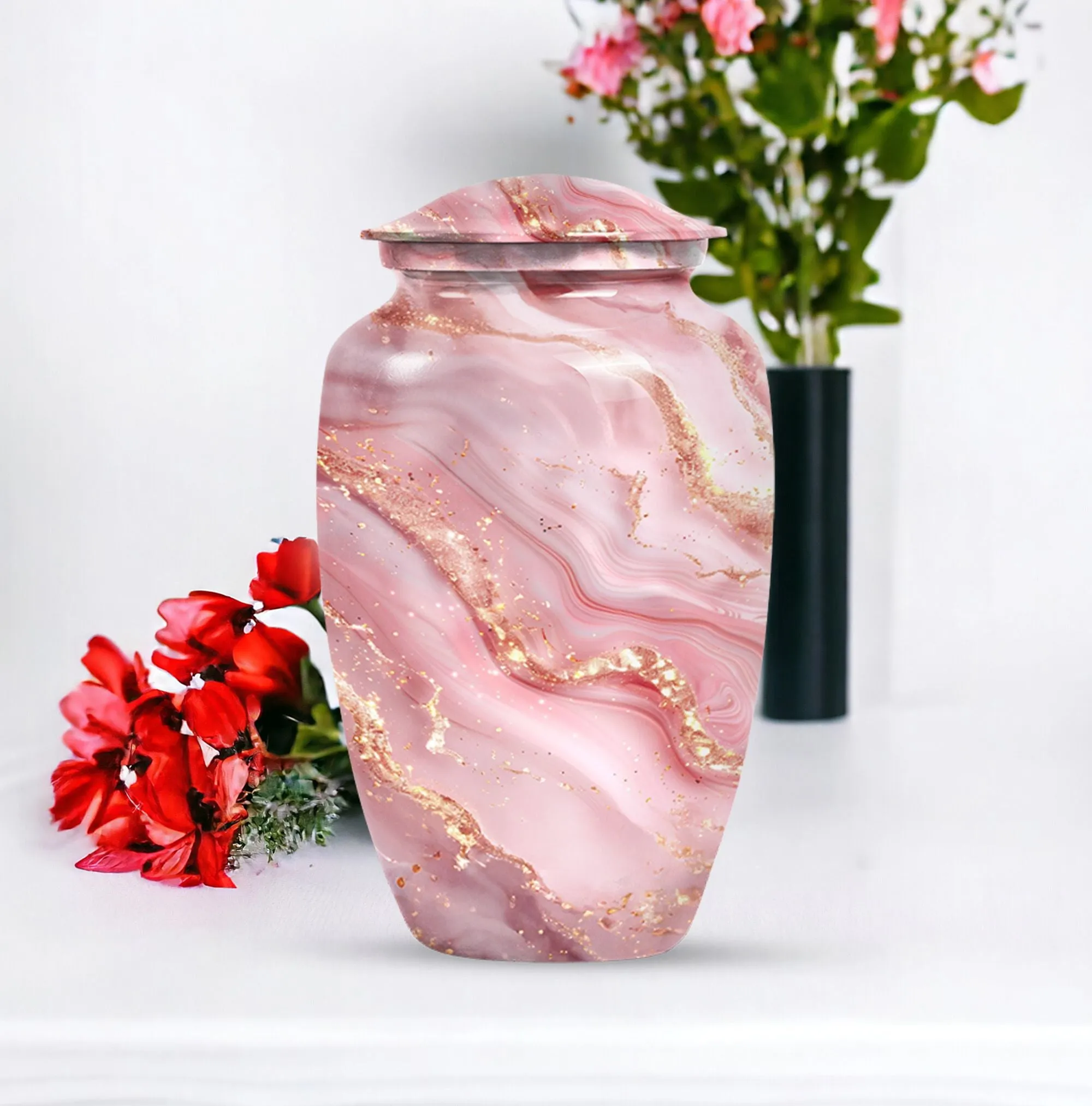 Abstract Eternity - Memorial Cremation Abstract Urn for Women