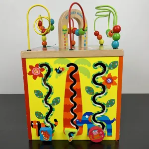 ALEX Toys Discover My Busy Town Wooden Activity Cube