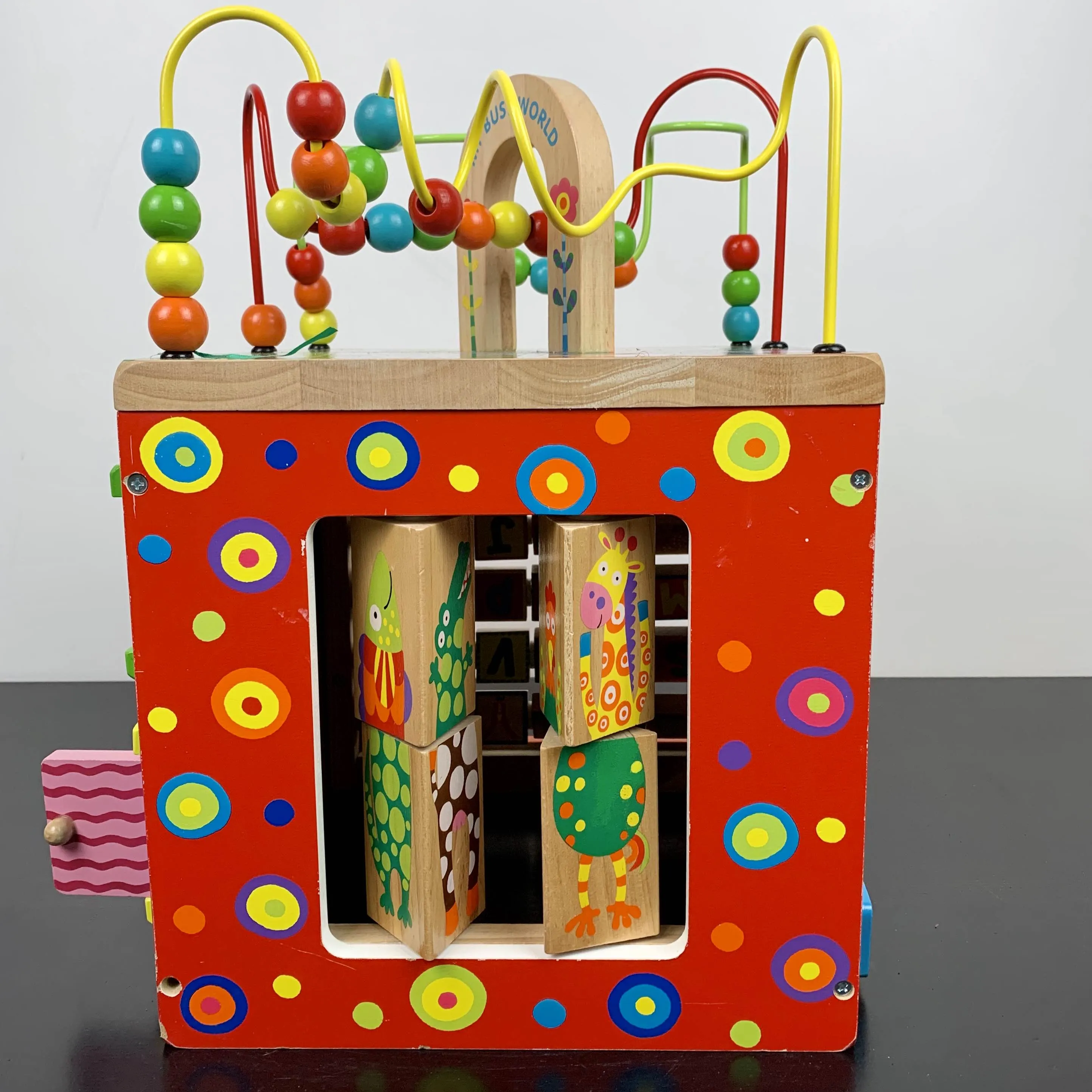ALEX Toys Discover My Busy Town Wooden Activity Cube