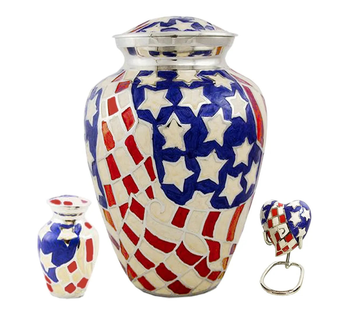 American Flag Cremation Urn