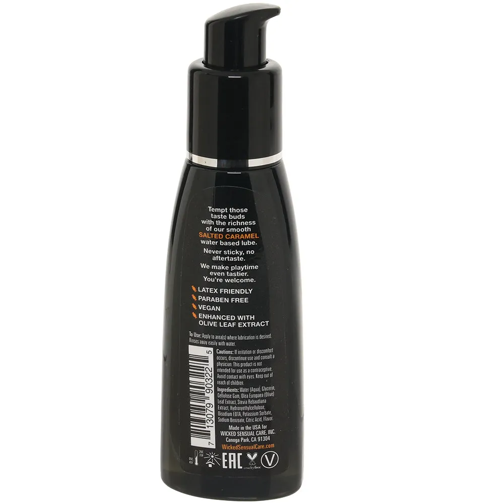 Aqua Flavored Lube 2oz/60ml in Salted Caramel