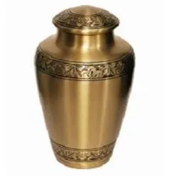 Athens Gold Brass Cremation Urn
