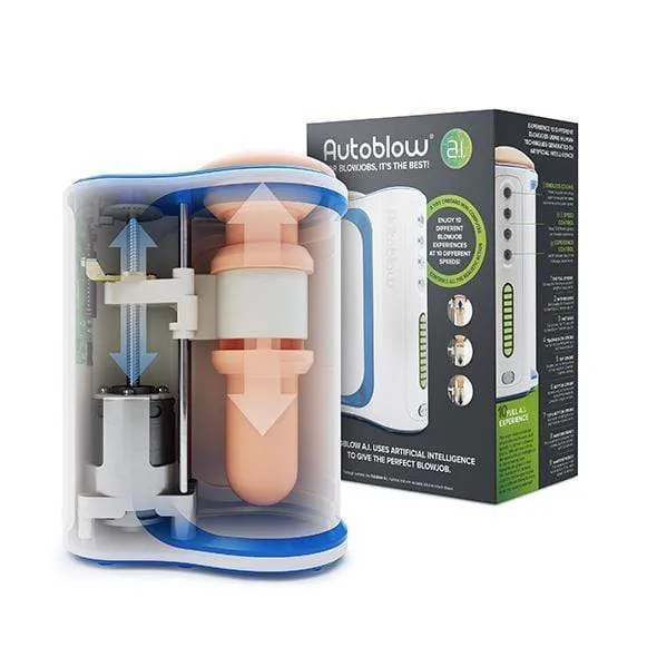 Autoblow - A.I Machine Hands Free Masturbator (White)