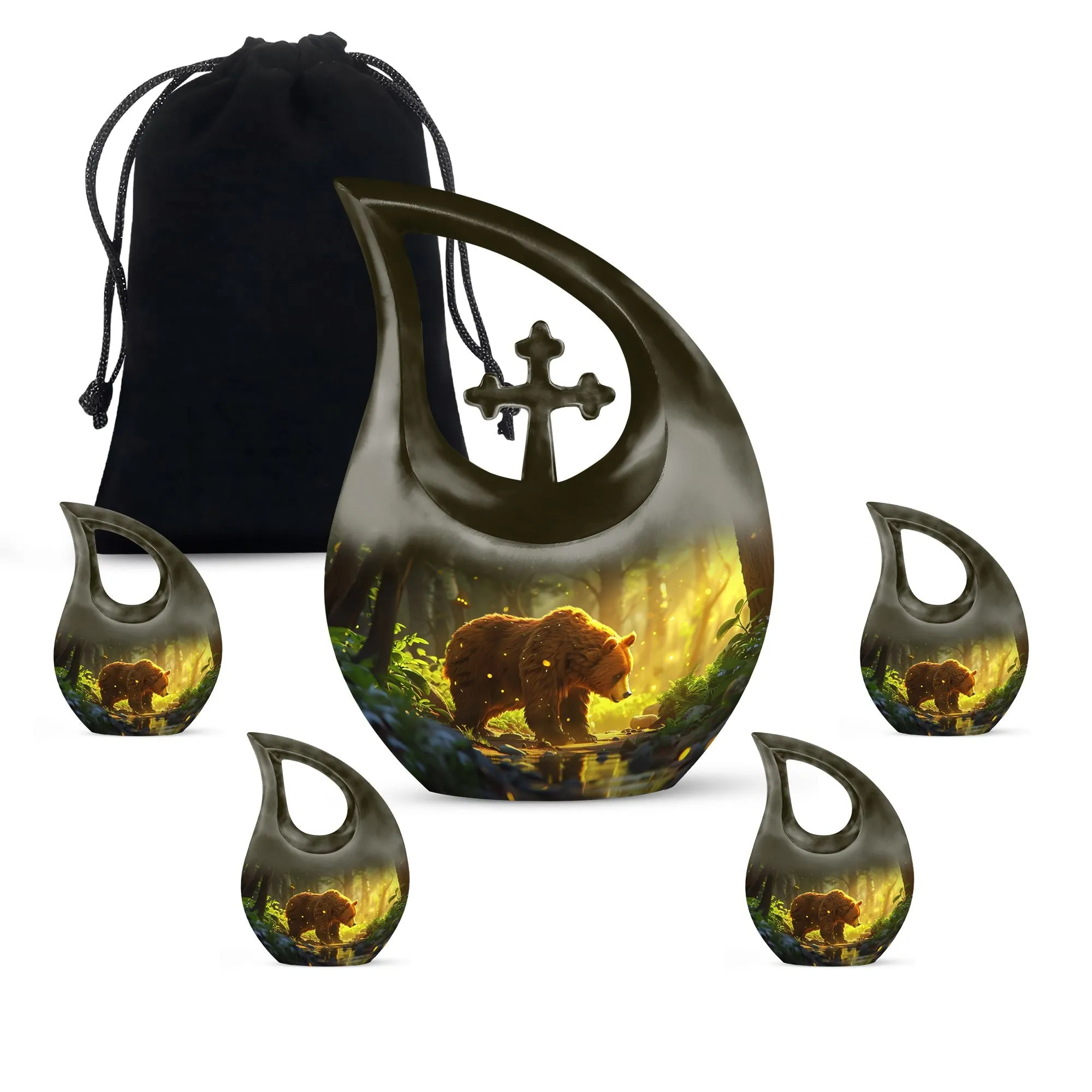 Bear Cremation Urns For Human Ashes Memorial & Funeral Urn