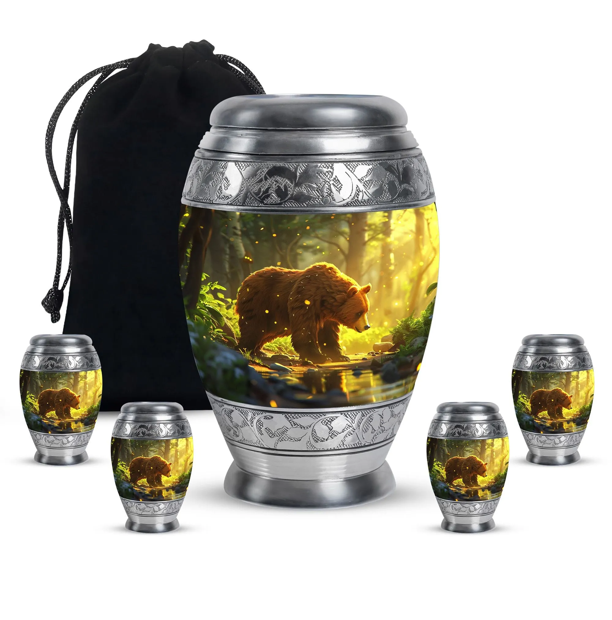 Bear Cremation Urns For Human Ashes Memorial & Funeral Urn