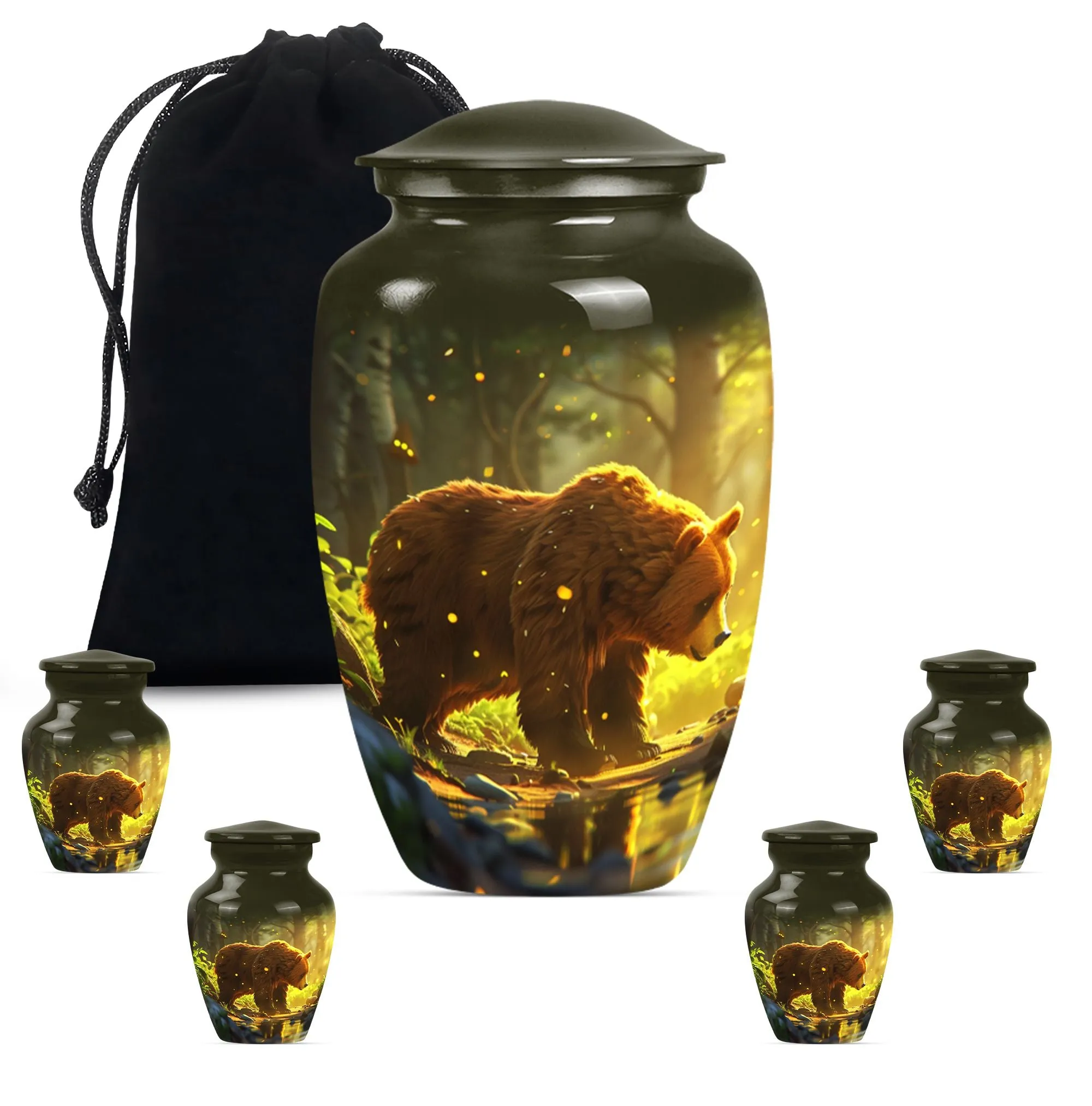 Bear Cremation Urns For Human Ashes Memorial & Funeral Urn
