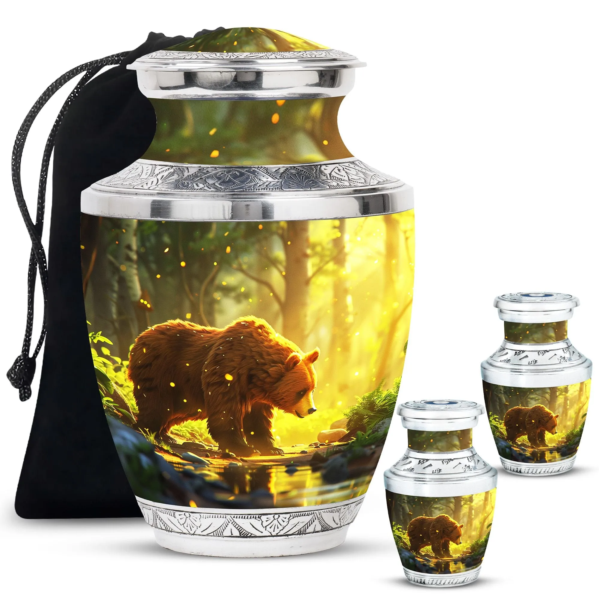 Bear Cremation Urns For Human Ashes Memorial & Funeral Urn