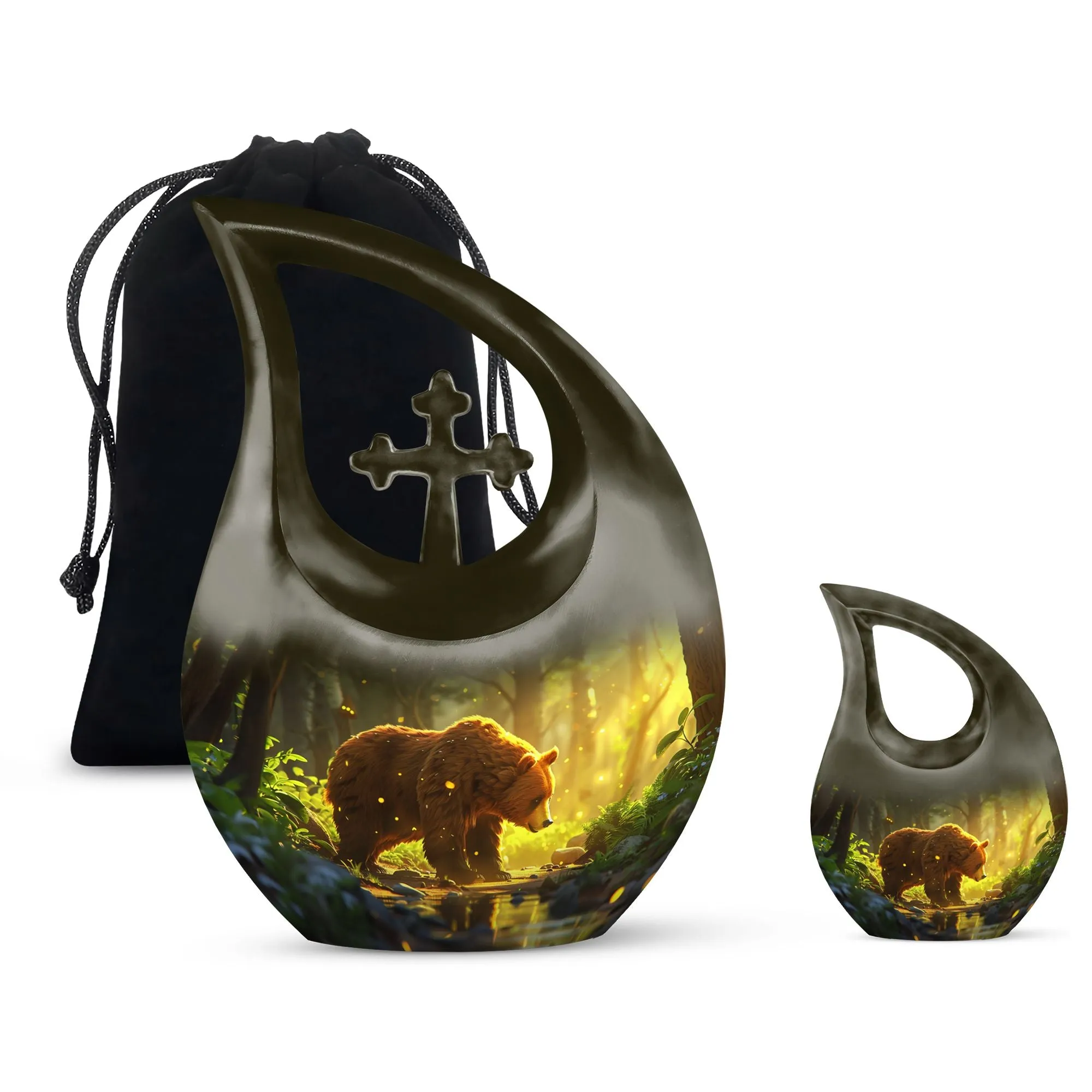 Bear Cremation Urns For Human Ashes Memorial & Funeral Urn