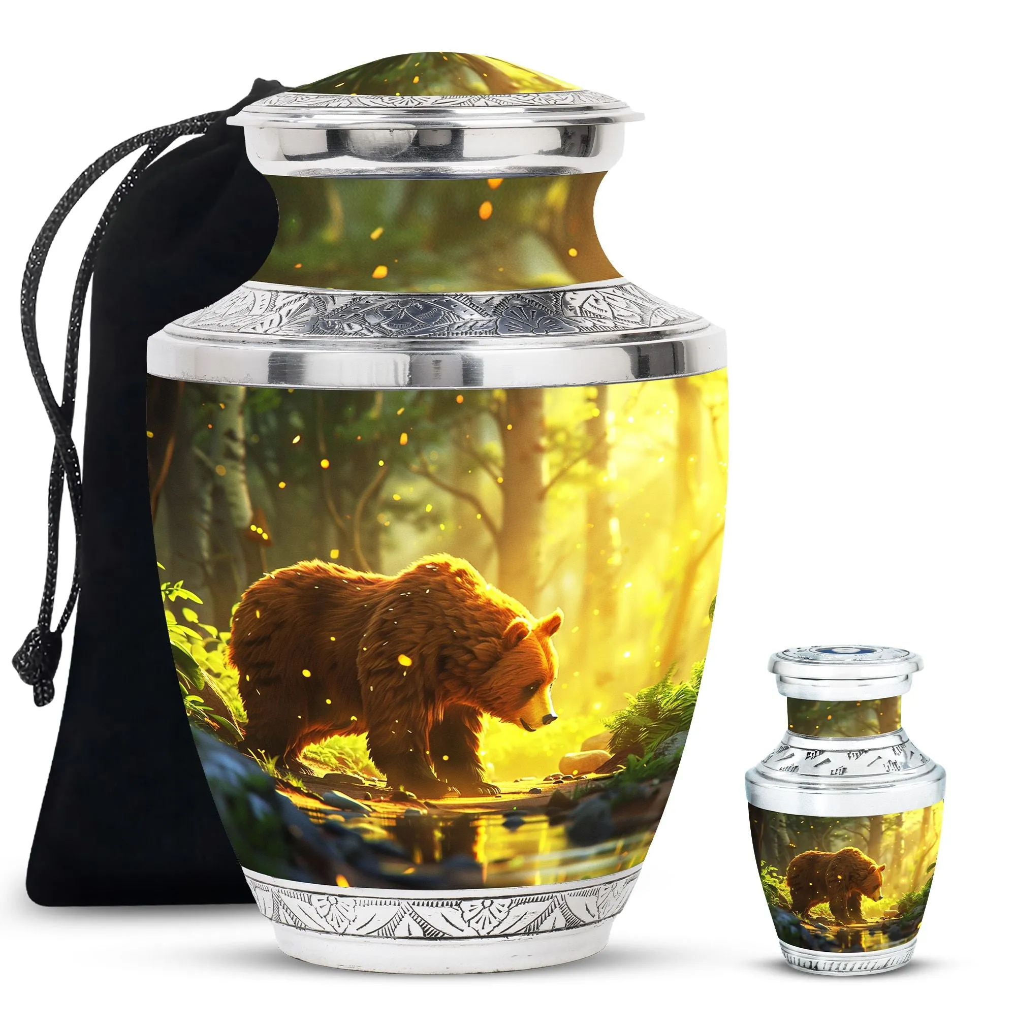 Bear Cremation Urns For Human Ashes Memorial & Funeral Urn