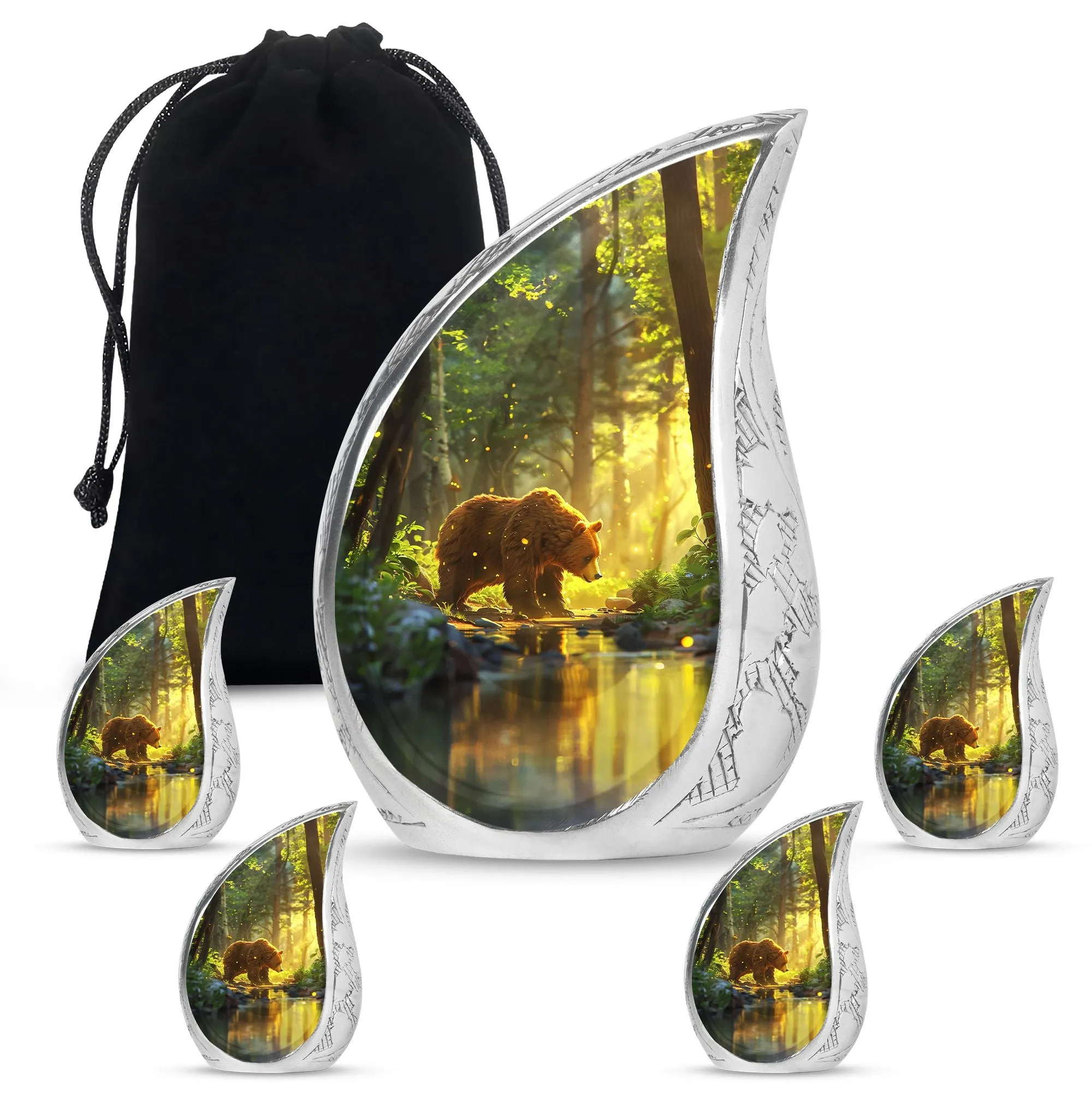 Bear Cremation Urns For Human Ashes Memorial & Funeral Urn