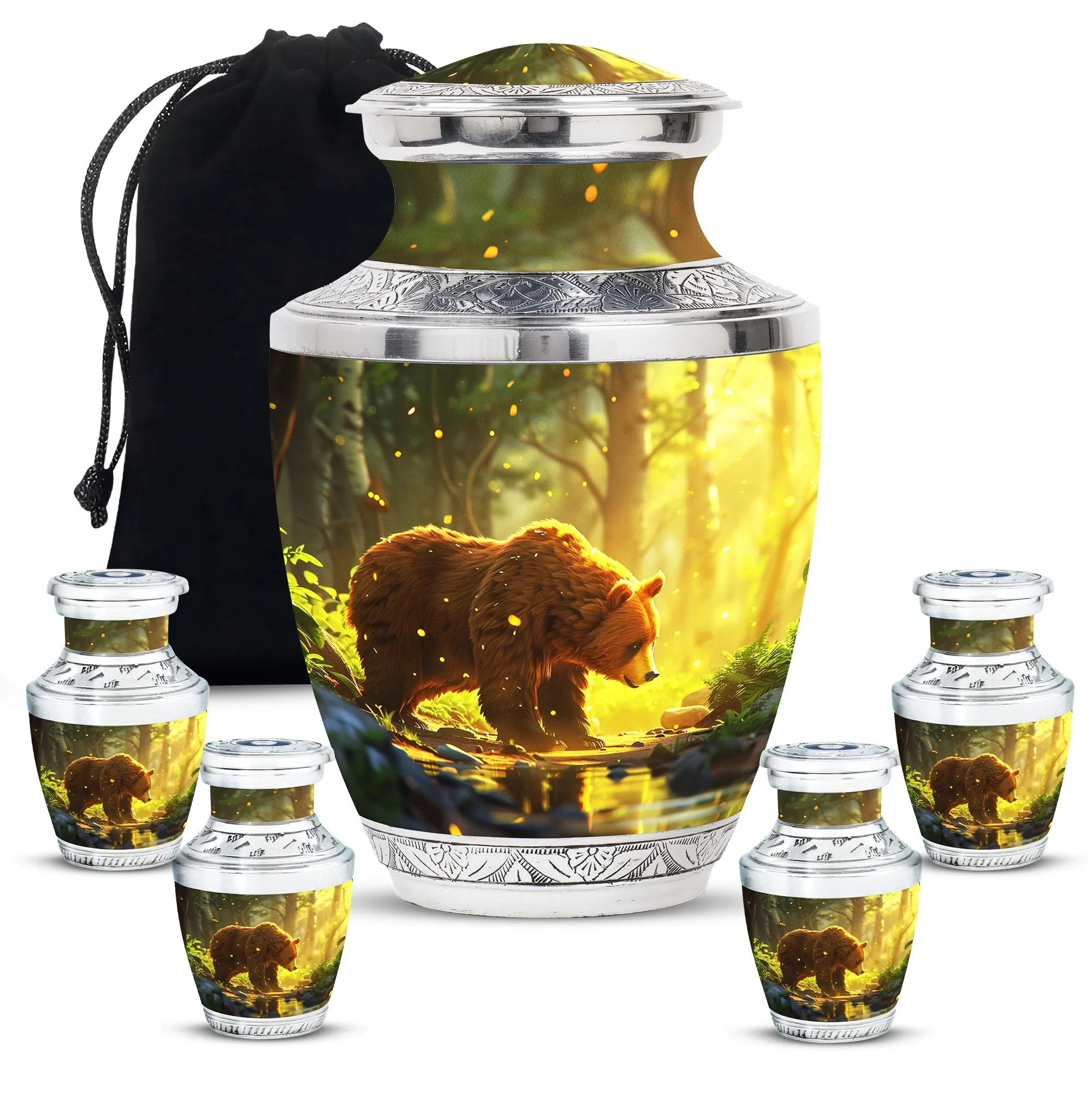 Bear Cremation Urns For Human Ashes Memorial & Funeral Urn