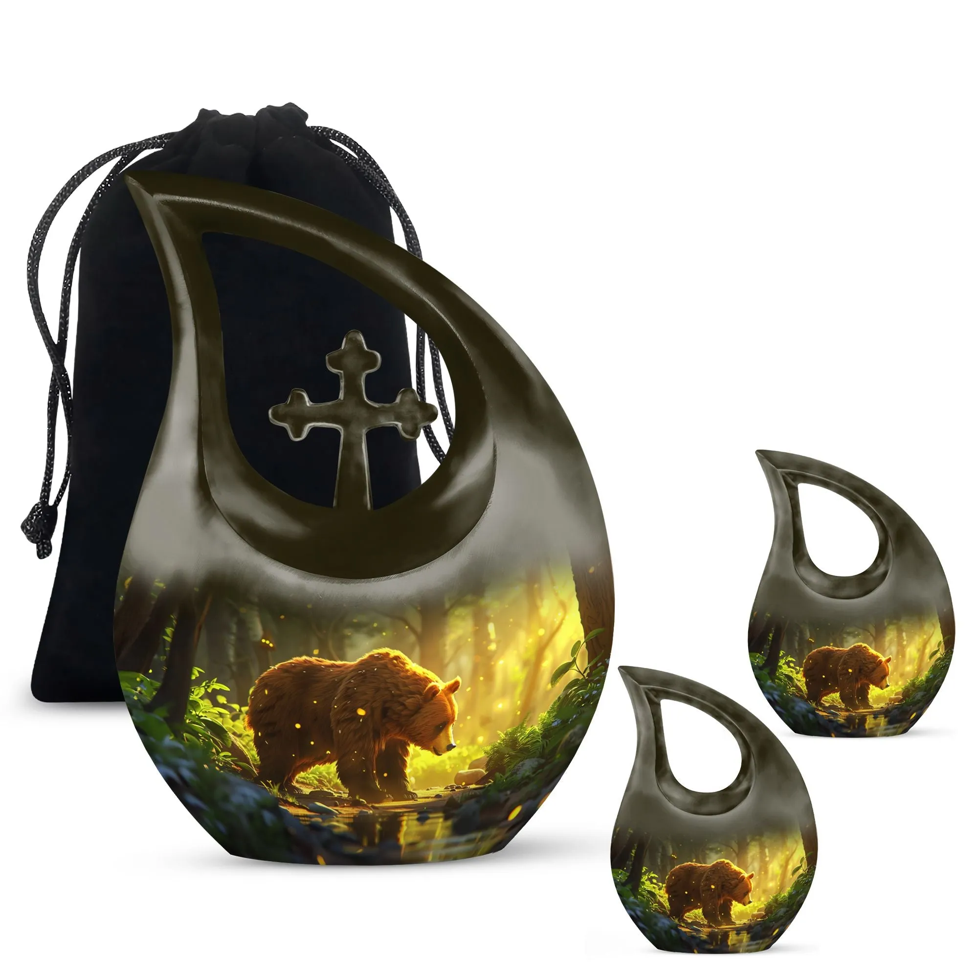 Bear Cremation Urns For Human Ashes Memorial & Funeral Urn
