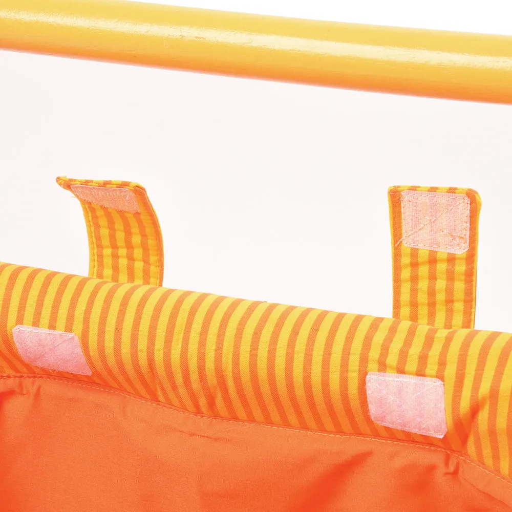 Beginner's Wooden Push Buggy with Safe Storage for Ages 12 Months 