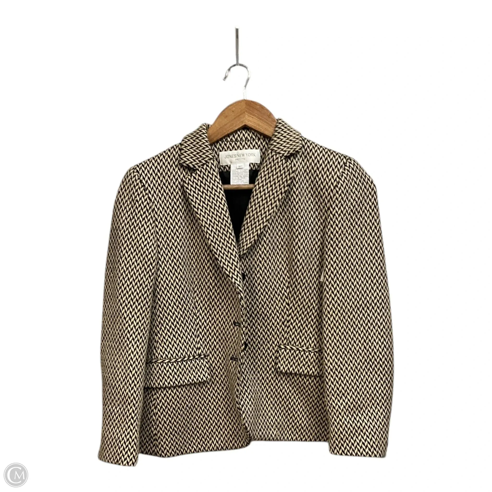 Blazer By Jones New York In Cream, Size: 2