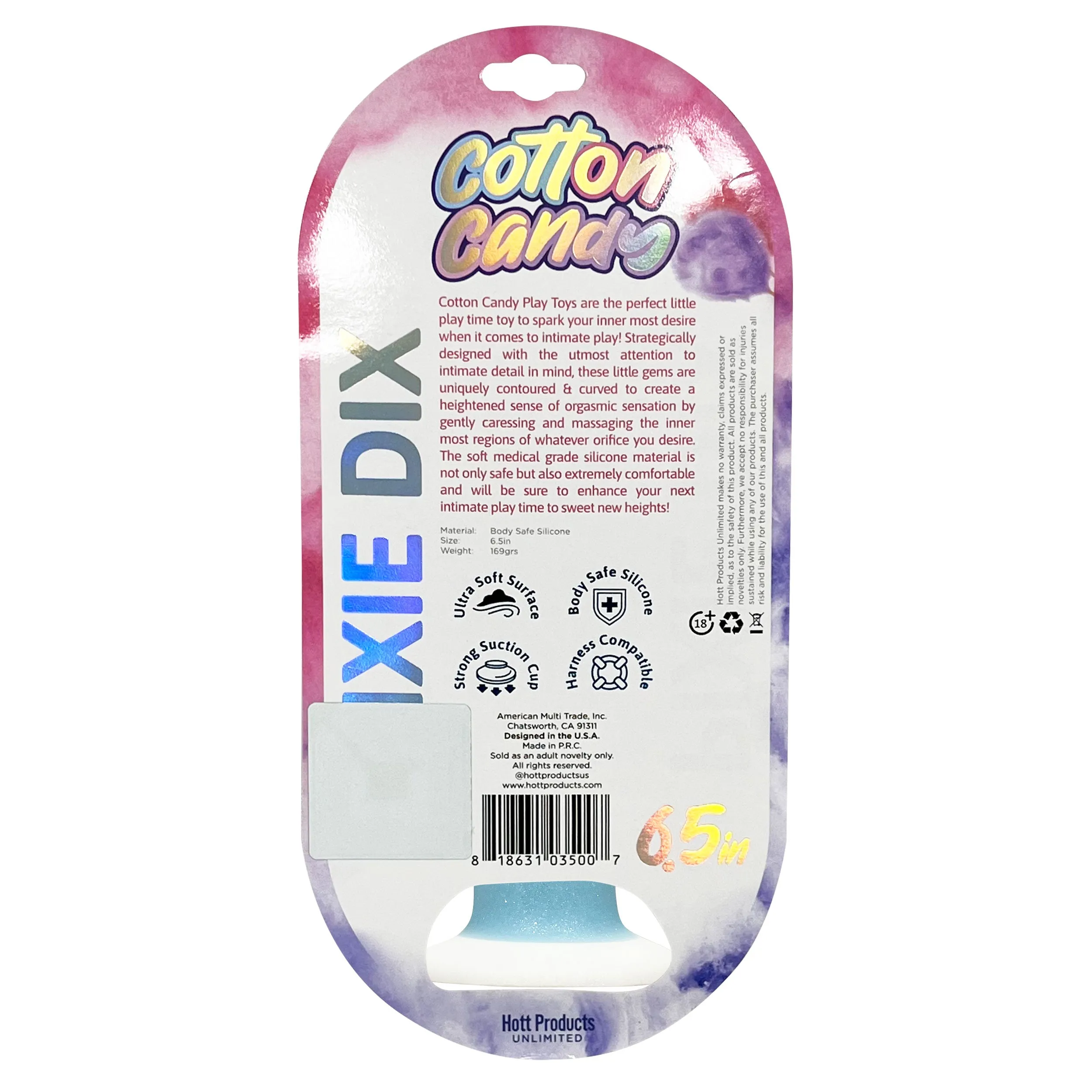 CC- PIXIE DIX 6.5" DILDO