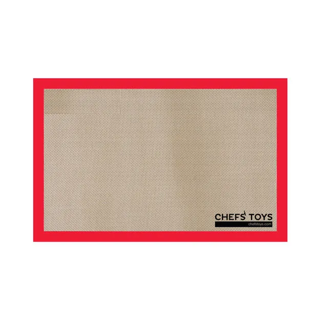 Chefs' Toys Silicone Baking Mat, Non-Stick, Full Size, 16.5" x 24.5"