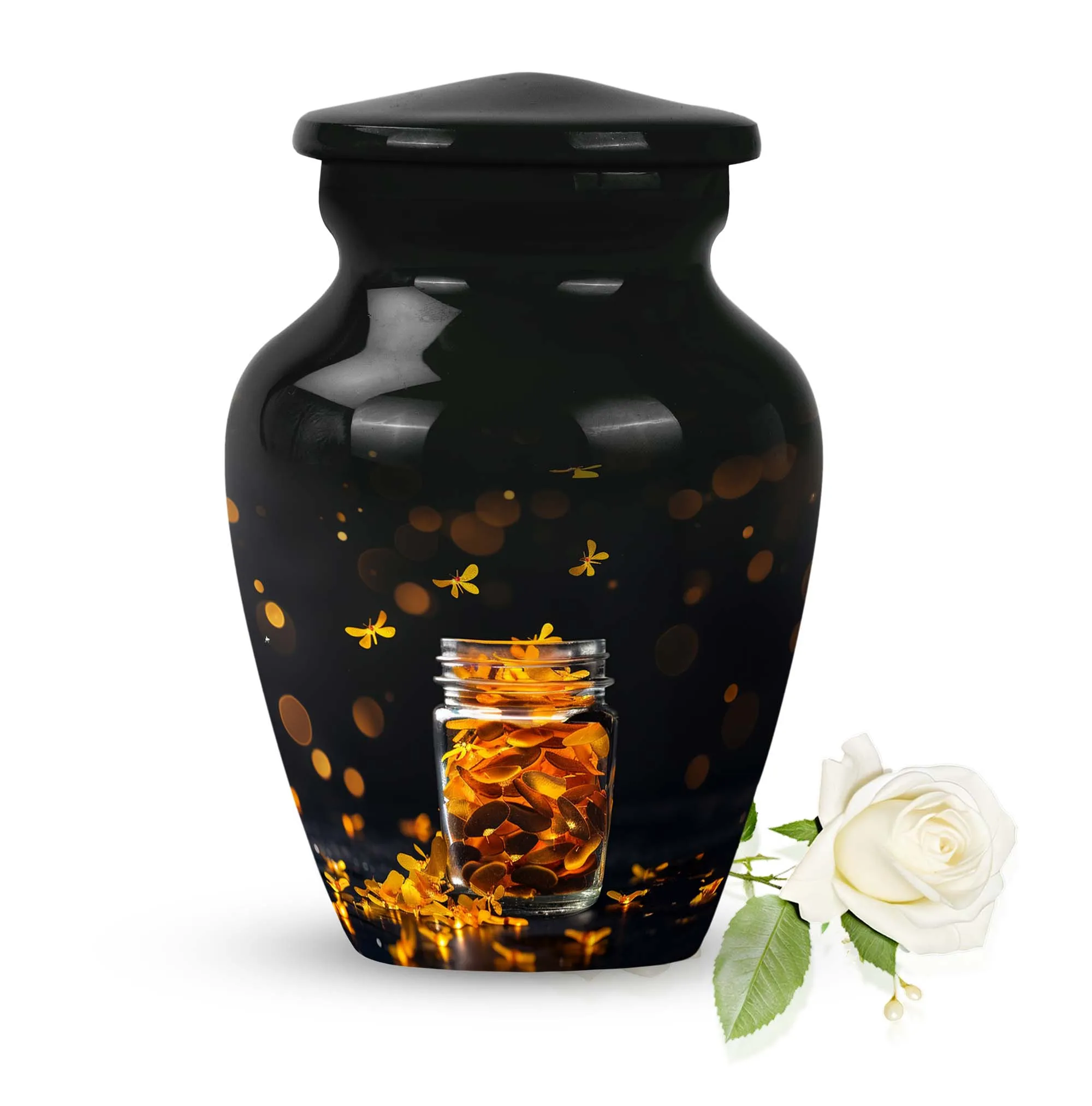 Cocoons Honey Pot - A Soulful Memorial Urn for Your Loved Ones