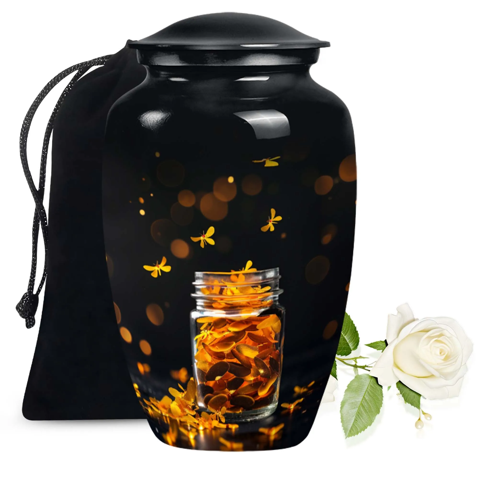 Cocoons Honey Pot - A Soulful Memorial Urn for Your Loved Ones