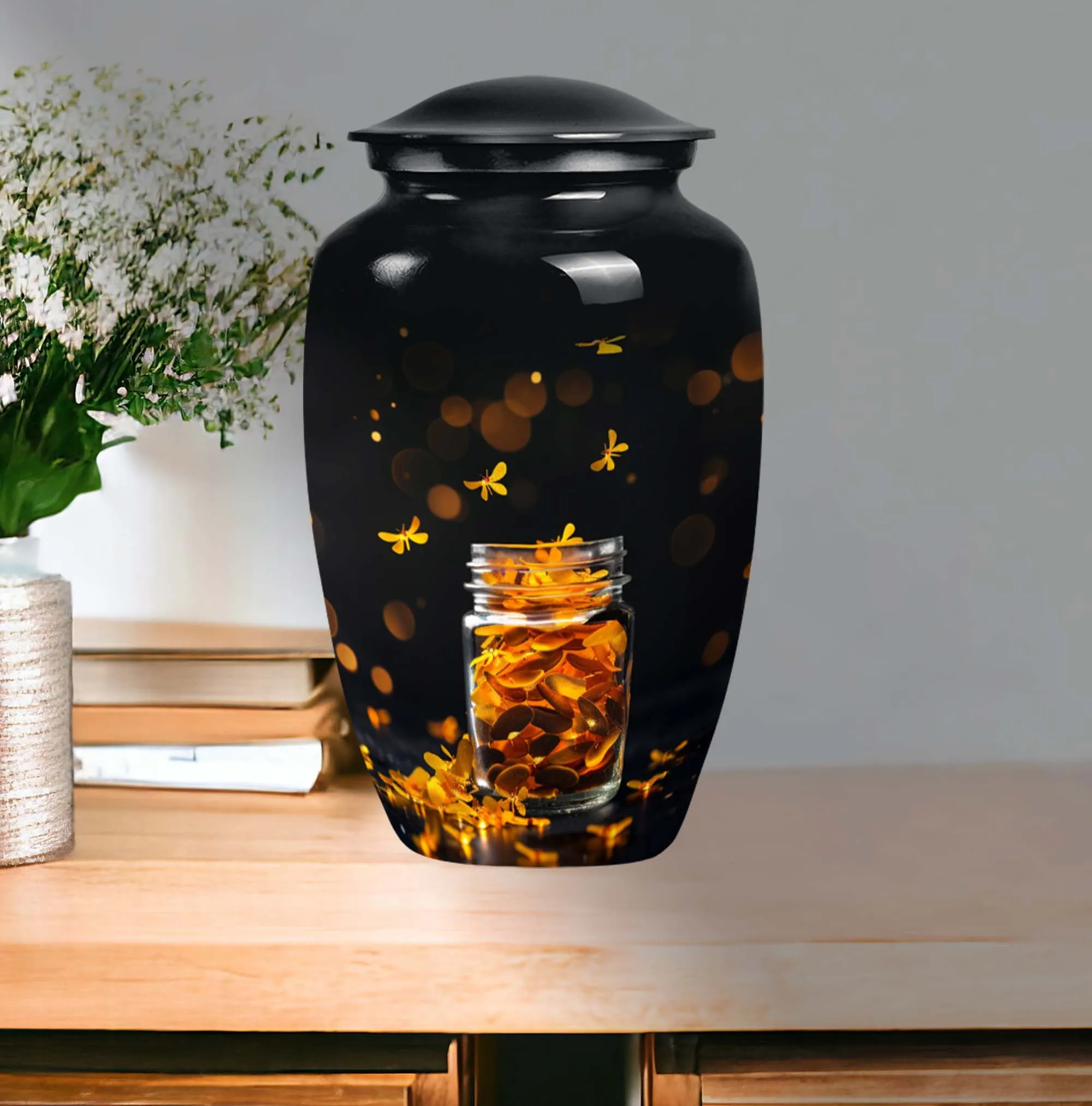 Cocoons Honey Pot - A Soulful Memorial Urn for Your Loved Ones