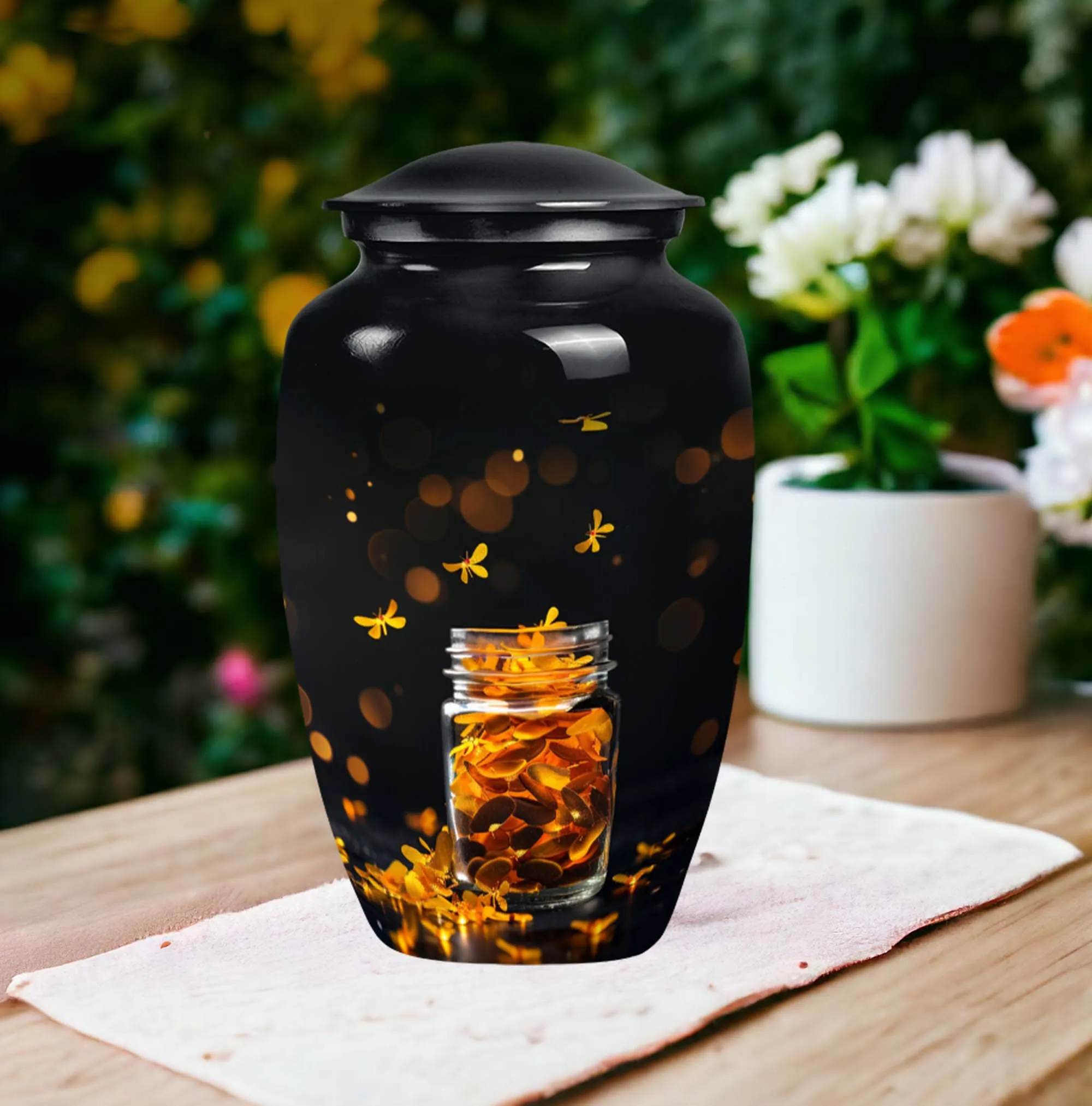 Cocoons Honey Pot - A Soulful Memorial Urn for Your Loved Ones