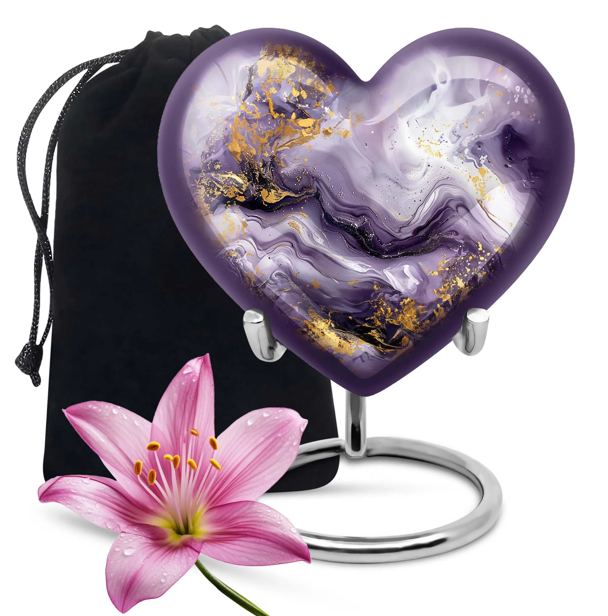 Colourful Swirl Cremation Urn: A Committed Tribute for Men