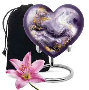 Colourful Swirl Cremation Urn: A Committed Tribute for Men