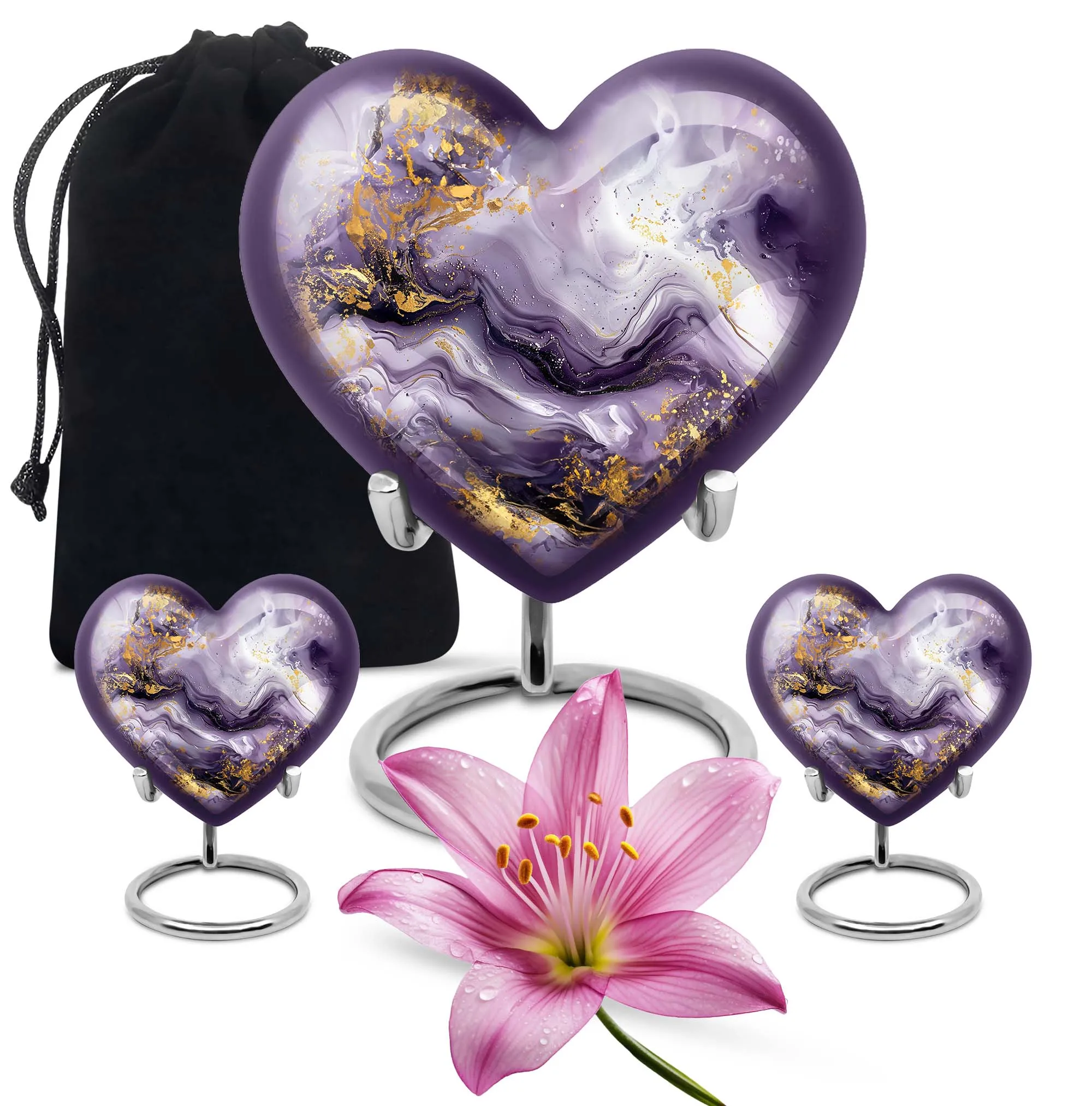 Colourful Swirl Cremation Urn: A Committed Tribute for Men