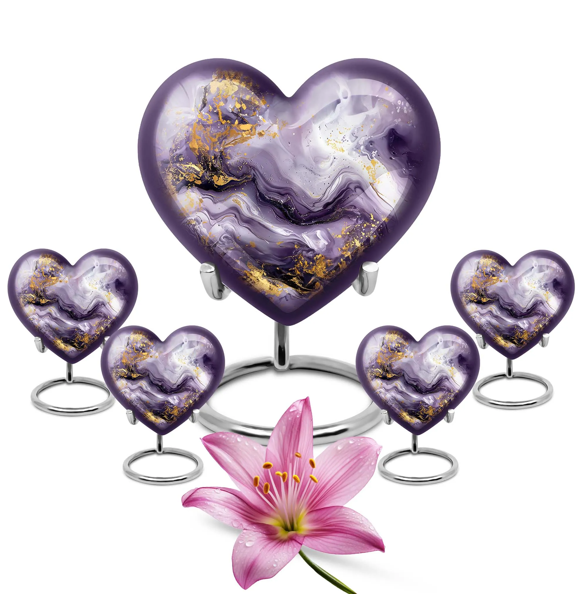 Colourful Swirl Cremation Urn: A Committed Tribute for Men