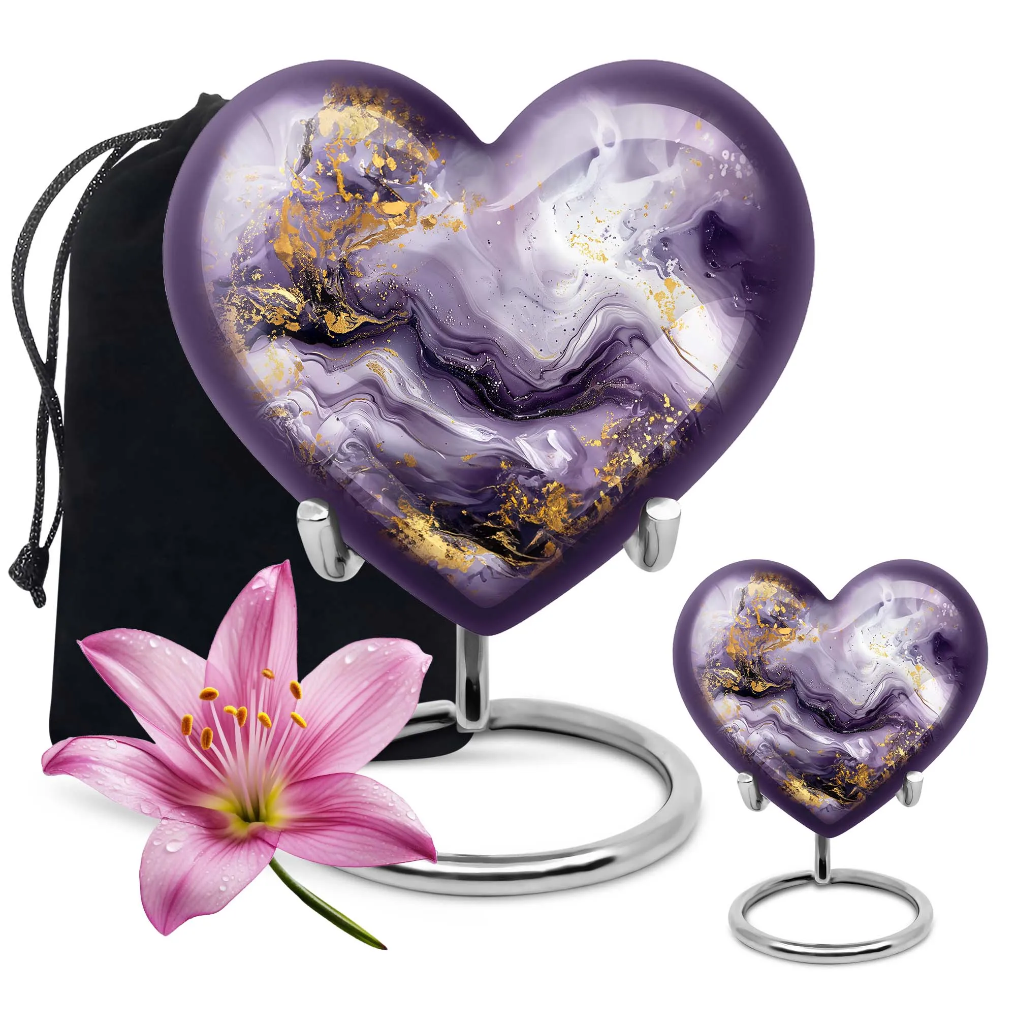 Colourful Swirl Cremation Urn: A Committed Tribute for Men