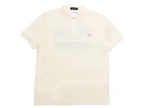 Comme des Garçons SHIRT x Fred Perry Energy is Freedom Polo Shirt in Cream