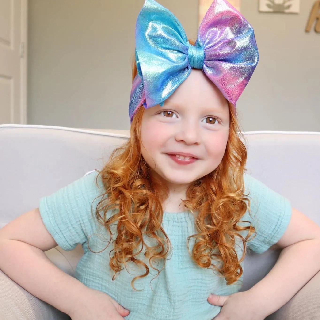 Cotton Candy Shimmer Headwrap