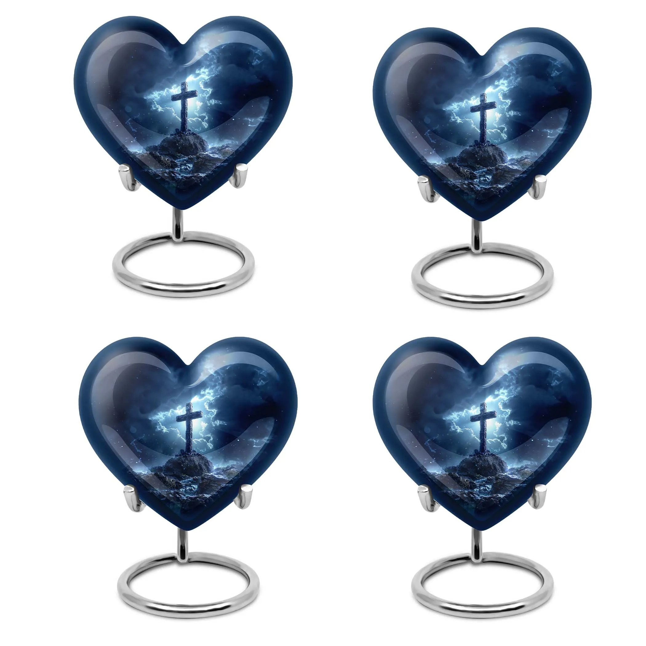 Cross Heart Memorials: Distinctive Urn for Male Cremains
