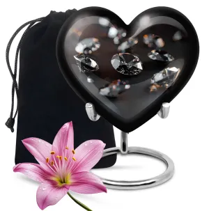 Diamond Urn - Elegant Burial Funeral Cremation for Loved Ones