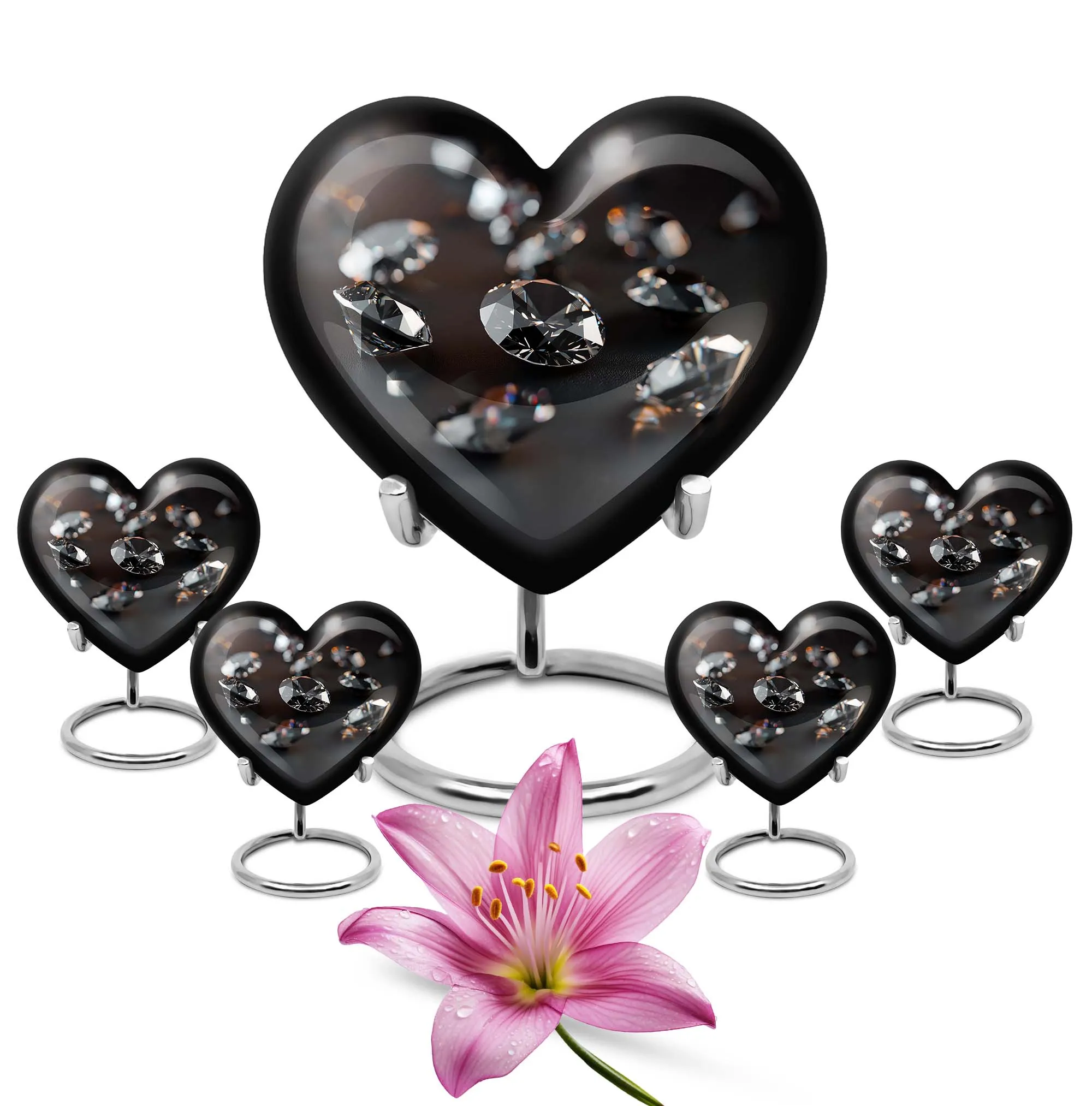 Diamond Urn - Elegant Burial Funeral Cremation for Loved Ones