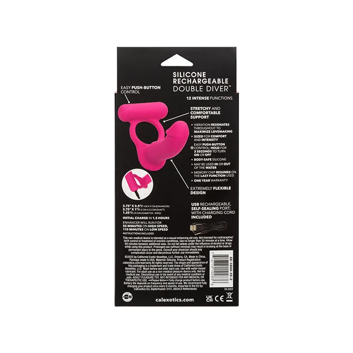 Double Diver Vibrating Cock Ring