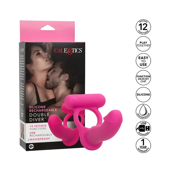 Double Diver Vibrating Cock Ring
