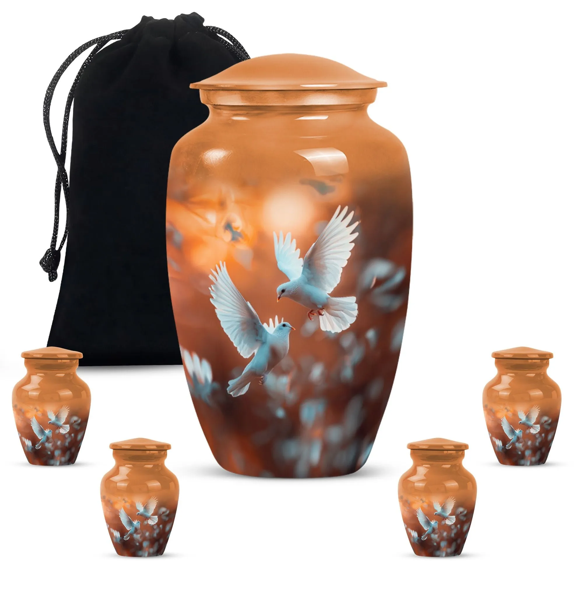 Endearing Dove Urn: A Cherished Reflection for Loving Dads