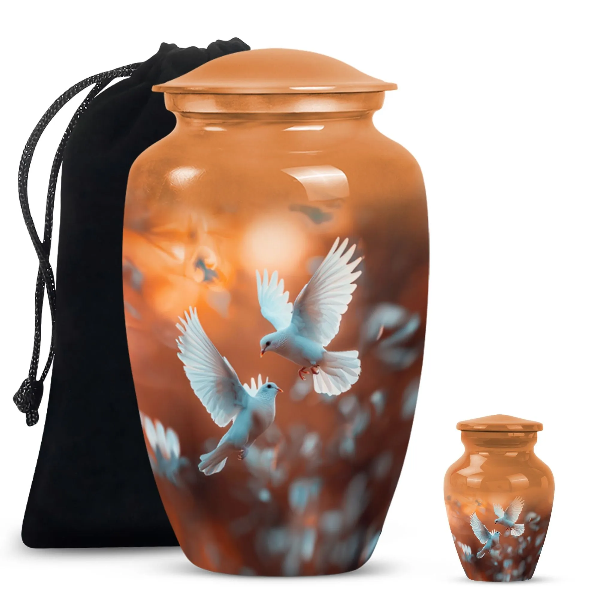 Endearing Dove Urn: A Cherished Reflection for Loving Dads