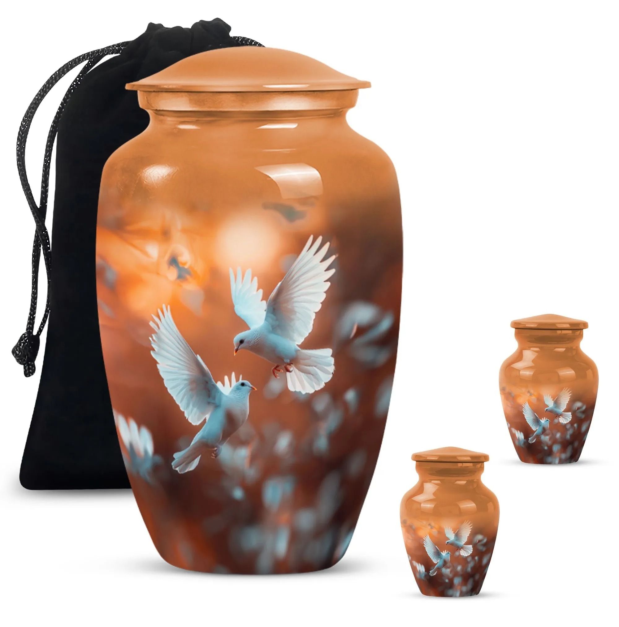Endearing Dove Urn: A Cherished Reflection for Loving Dads