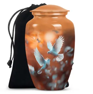Endearing Dove Urn: A Cherished Reflection for Loving Dads