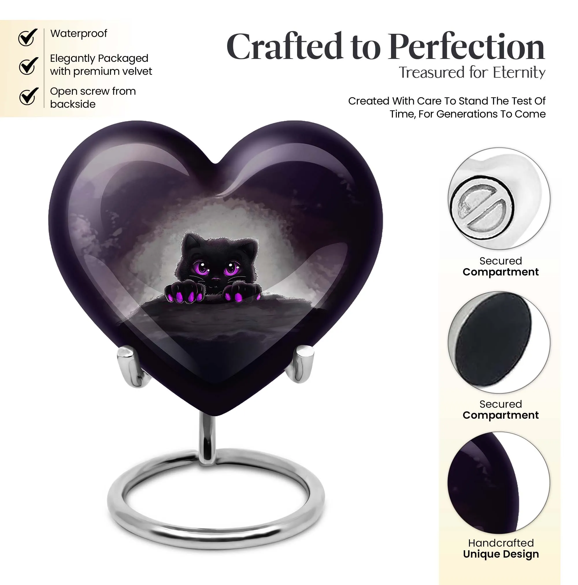 Enduring Keepsake: Heartfelt PAWS Urn & Cremation Vessel