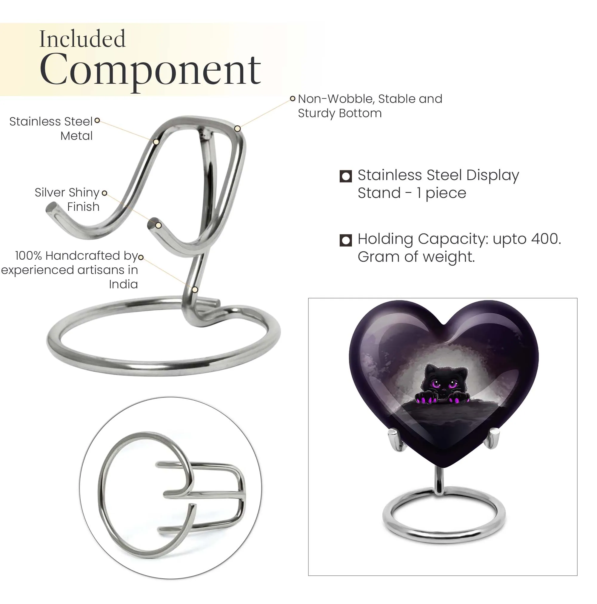 Enduring Keepsake: Heartfelt PAWS Urn & Cremation Vessel