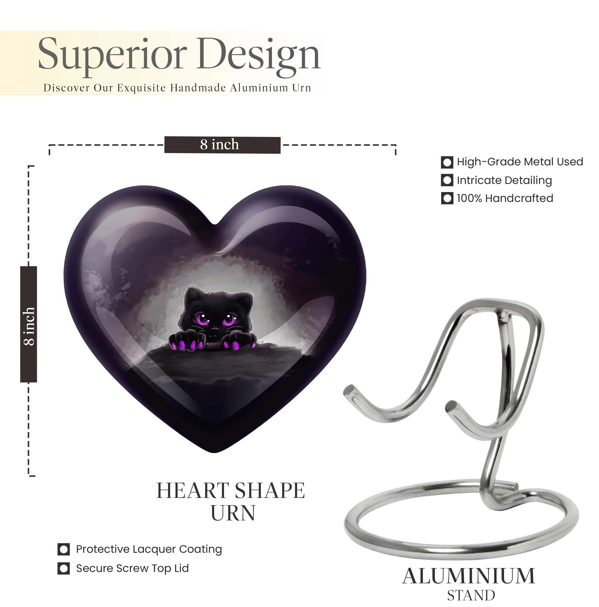 Enduring Keepsake: Heartfelt PAWS Urn & Cremation Vessel