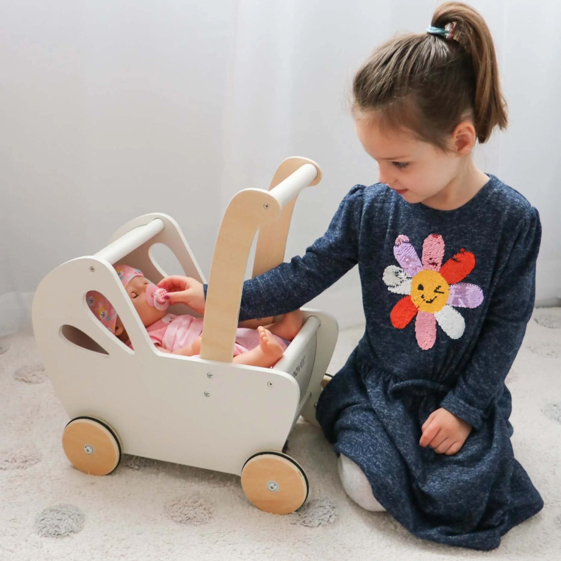 Essentials Dolls Pram VARIOUS COLOURS