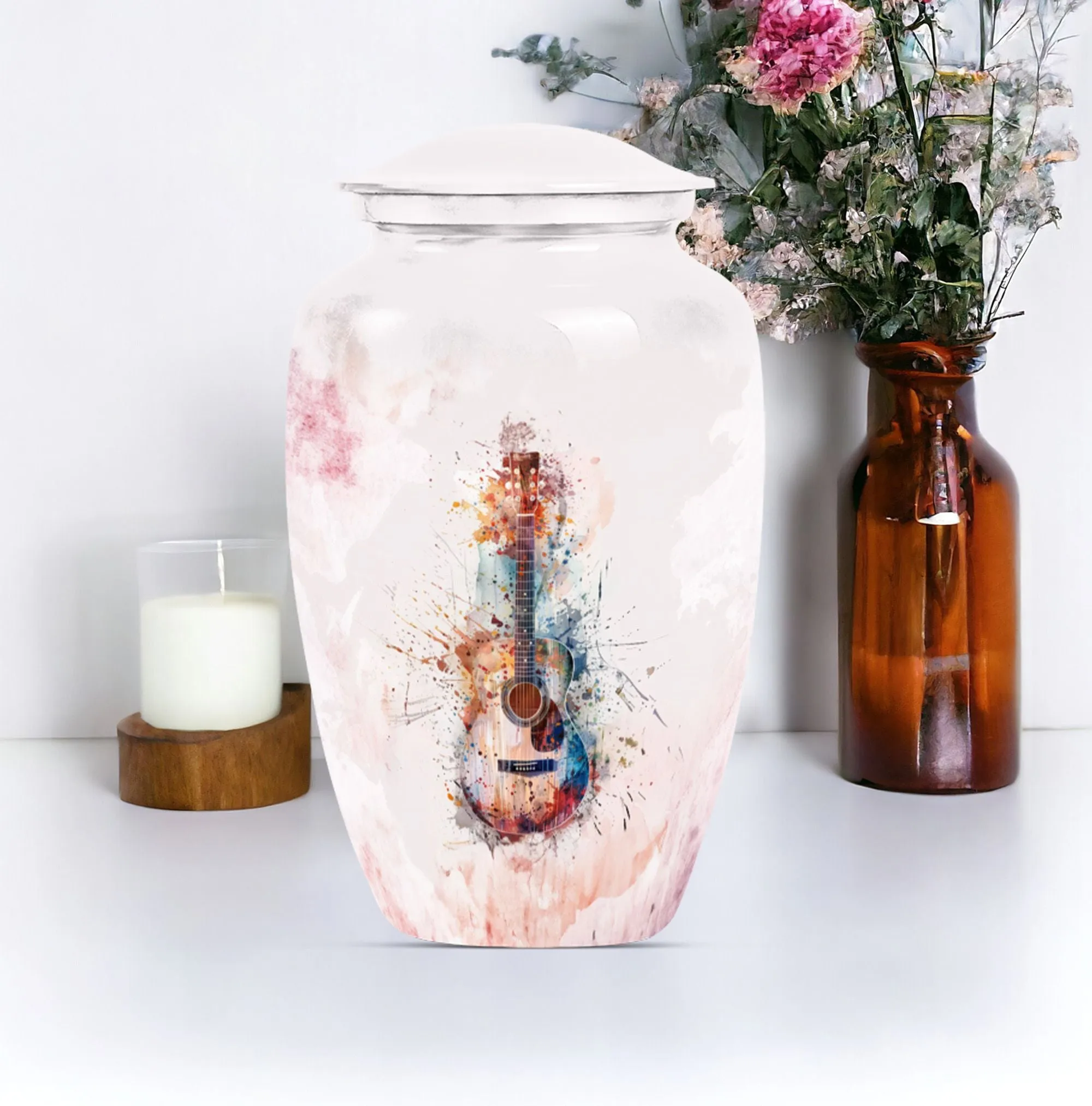 Eternal Remembrance Guitar Cremation Urn - Urn For Music Lover