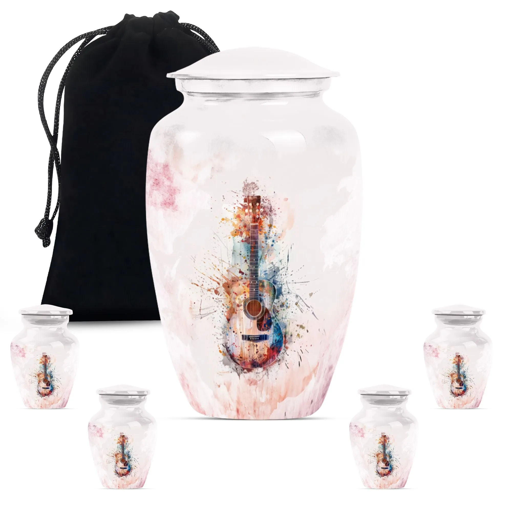 Eternal Remembrance Guitar Cremation Urn - Urn For Music Lover