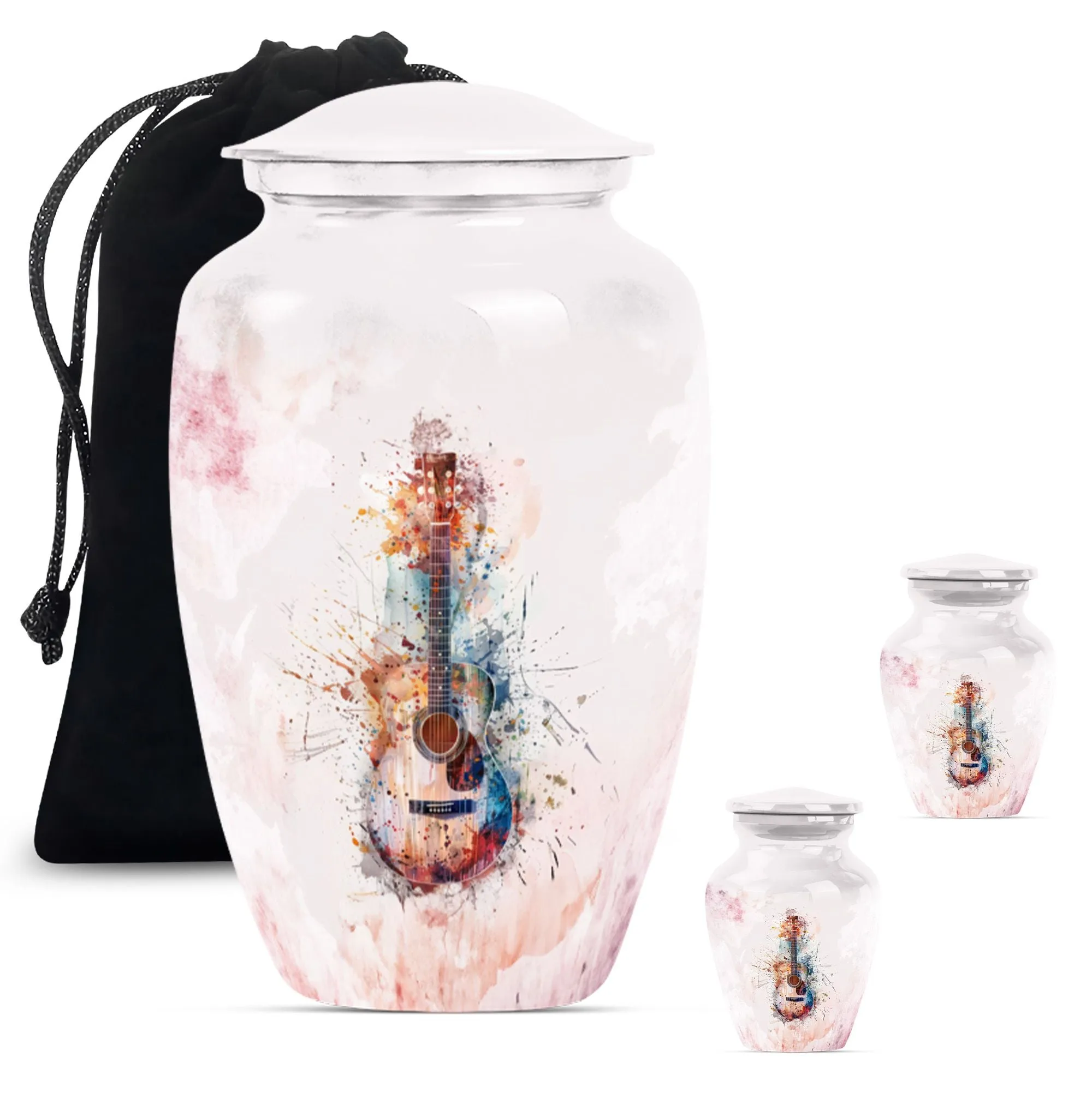 Eternal Remembrance Guitar Cremation Urn - Urn For Music Lover