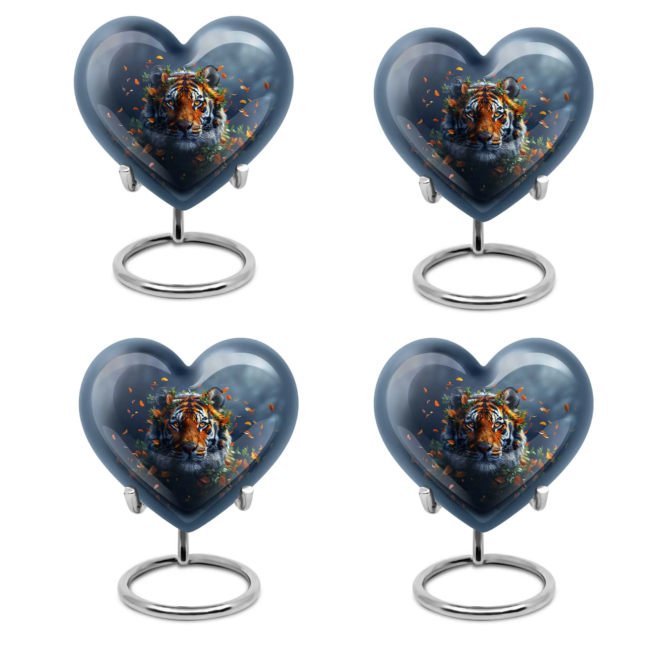 Eternity's Embrace: The Tiger's Heart Memorial Urn for Cremated Remains